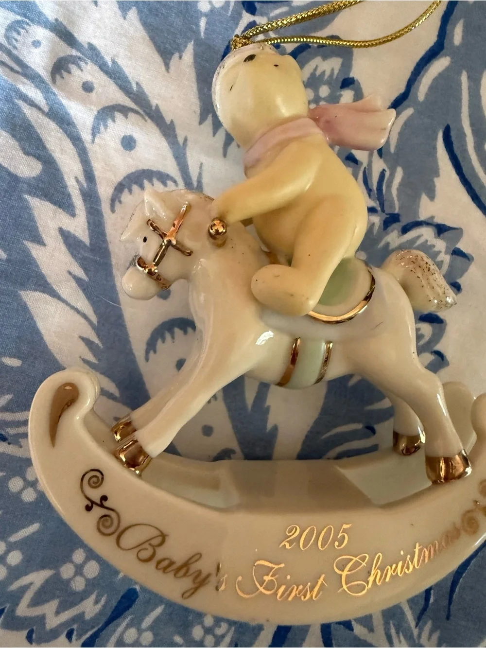 Lenox  2005 Winnie The Pooh's Baby's First, Christmas Ornament Replacement